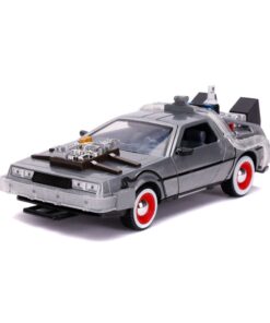 Ritorno Al Futuro Iii Hollywood Rides Diecast Model 1/24 Delorean Macchina Del Tempo Jada Toys