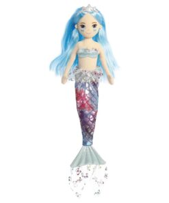 Sea Sparkles Little Mermaid Butterfly Peluche 46cm Aurora