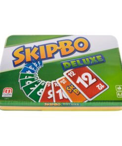 Skip-bo Deluxe Carte Gioco In Storage Tin Mattel