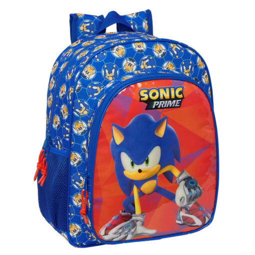 Sonic Prime Regolabile Zaino 38cm Safta