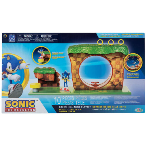 Sonic The Hedgehog Green Hill Zone Playset Jakks Pacific