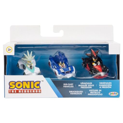 Sonic the Hedgehog pack 3 vehicles Jakks Pacific