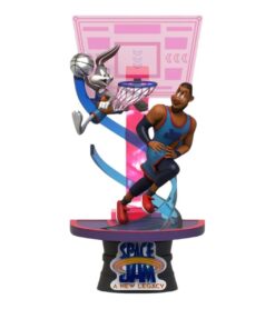 Space Jam 2 D-Stage Diorama Bugs Bunny e Lebron James 15 Cm Versione Standard