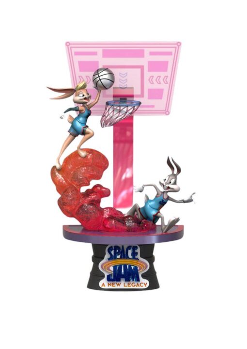 Space Jam 2 D-Stage Diorama Lola Bunny e Bugs Bunny 15 Cm Beast Kingdom Toys