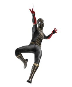 Spider-man: No Way Home Movie Masterpiece Action Figura 1/6 Spider-man (black & Gold Suit) 30 Cm Hot Toys