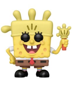 Spongebob Squarepants 25th Anniversary Pop! Vinile Figura Sb W/ Glove Light 9 Cm Funko