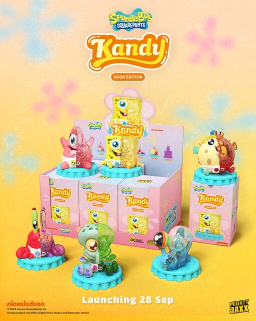 Spongebob Squarepants Blind Box Kandy X Jason Freeny Collection Spongebob (Soda Edition)  Mighty Jaxx