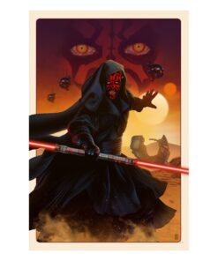 Star Wars Art Print Darth Maul: The Phantom Menace 41 X 61 Cm - Unframed Sideshow Collectibles