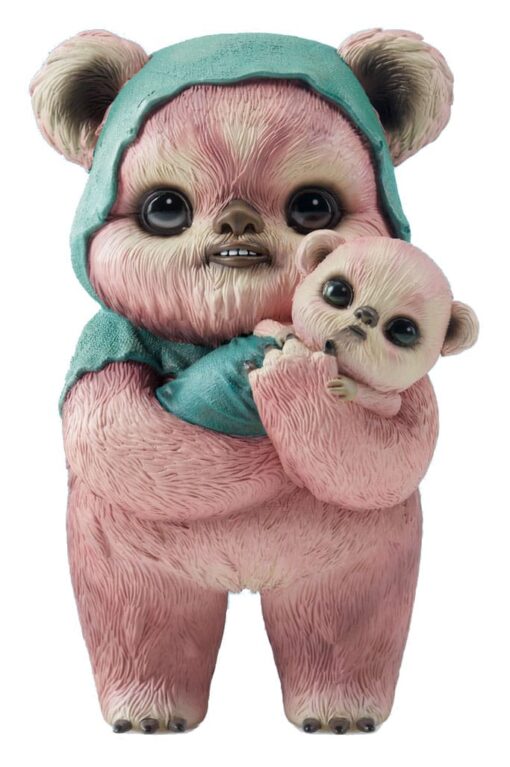 Star Wars Designer Statua Ewok By Mab Graves Pink Variant 18 Cm Sideshow Collectibles