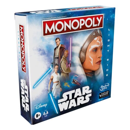 Star Wars Gioco Da Tavolo Monopoly Light Side Edition *english Version* Hasbro