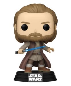 Star Wars: Obi-wan Kenobi Pop! Vinile Figura Obi-wan (battle Pose) 9 Cm Funko