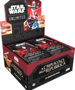 Star Wars: Unlimited Crepuscolo della Repubblica Booster Box 24 Buste (ITA)