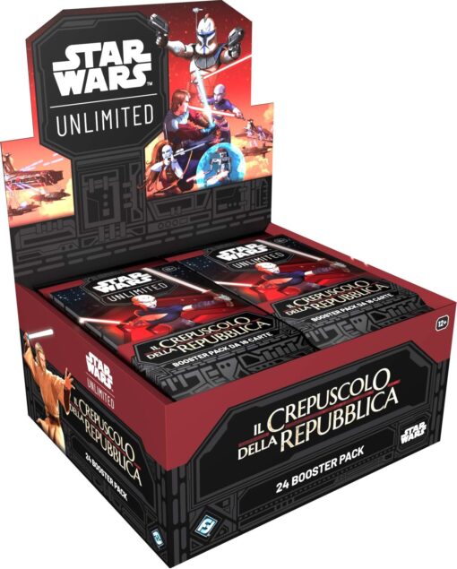 Star Wars: Unlimited Crepuscolo della Repubblica Booster Box 24 Buste (ITA)