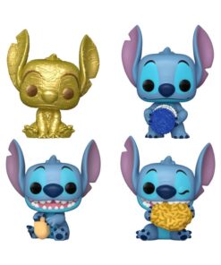 Stitch Holiday 2024 Pocket Pop! Vinile Portachiavis 4-pack Dreidel Box 4 Cm Funko