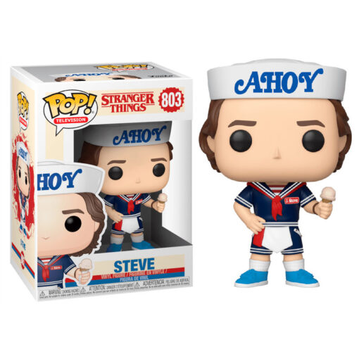 Stranger Things 3 Funko Pop Figura Steve Con Cappello E Gelato 9 cm