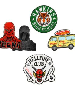 Stranger Things Pins 4-Pack Season 4 Cinereplicas