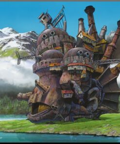 STUDIO GHIBLI HOWL'S MOVING CASTLE WOOD PANEL POSTER