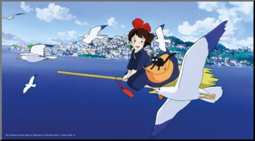 STUDIO GHIBLI KIKI DELIVERY SERVICE WOOD PANEL POSTER