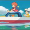 Studio Ghibli Ponyo E Sosuke Wood Panel Poster