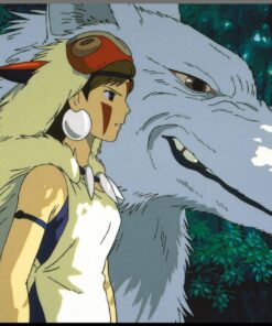 STUDIO GHIBLI PRINCESS MONONOKE WOOD PANEL POSTER