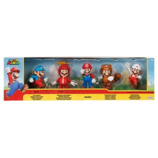 Super Mario Bros blister 5 figures 6cm Jakks Pacific