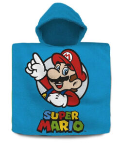 Super Mario Bros Cotone Poncho Asciugamano Nintendo