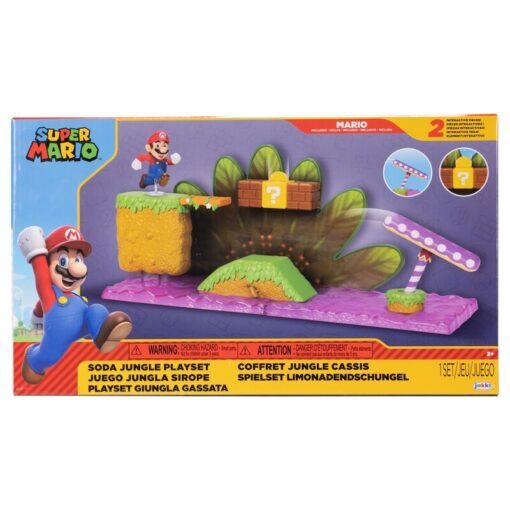 Super Mario Bros Soda Jungle playset Jakks Pacific