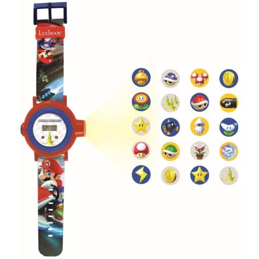 Super Mario Bross digital projector clock Lexibook