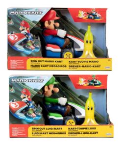 Super Mario Kart Vehicles Spin Out  Jakks Pacific