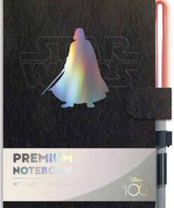 TACCUINO A5 + PENNA STAR WARS SPADA LASER DARTH VADER STAR WARS - CANCELLERIA/SCUOLA