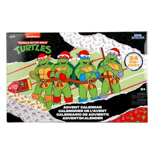 Tartarughe Ninja Battle Diecast Mini Figures Calendario Dell'avvento Holiday 2024 Jada Toys