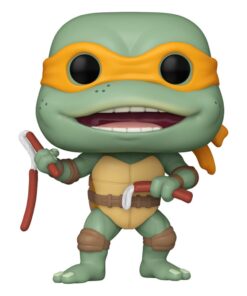 Tartarughe Ninja Pop! Movies Vinile Figura Michelangelo Sausage Link Nunchucks 9 Cm Funko