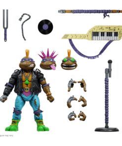 Tartarughe Ninja Ultimates Action Figura Punker Donatello 18 Cm Super7