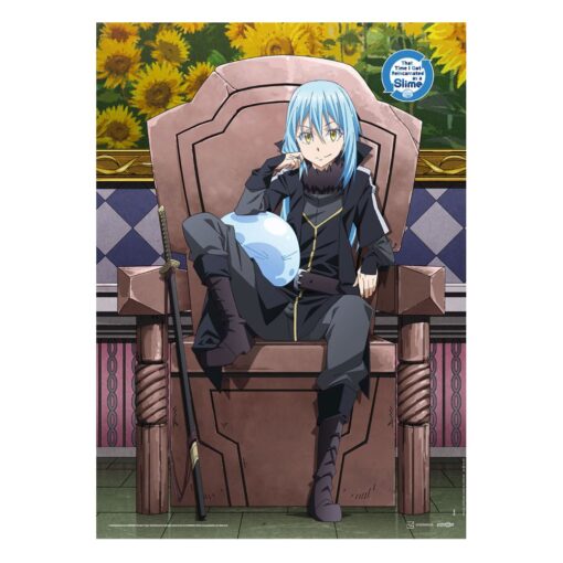 That Time I Got Reincarnated As A Slime Fabric Poster Demon Lord Rimuru 84 X 118 Cm POPbuddies