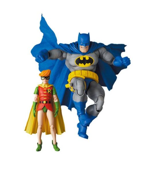 The Dark Knight Returns MAF EX Action Figures Batman Blue Version & Robin 11- 16 Cm Medicom