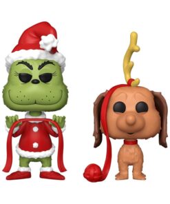 The Grinch (Anniversary) Pop! Books Figure Vinile 2-Pack Grinch & Max 12Cm Funko