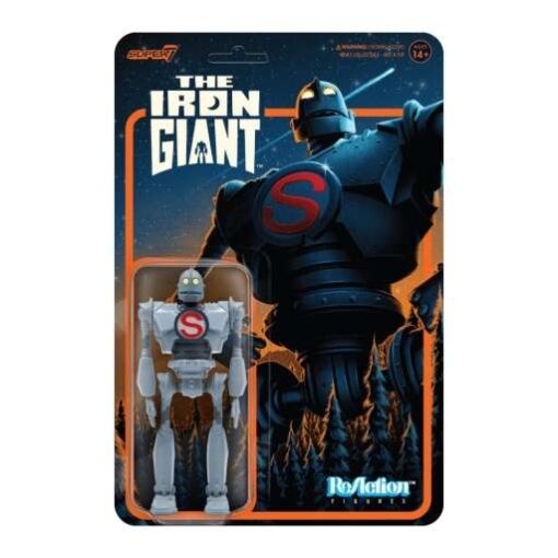 The Iron Gigante Reaction Super Iron Gigante Action Figura Super 7