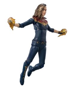 The Marvels S.h. Figuarts Action Figura Captain Marvel 15 Cm Bandai Tamashii Nations