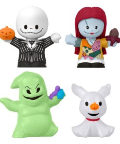 The Nightmare Before Natale Fisher-price Little People Da Collezionemini Figures 4-pack 7 Cm Mattel