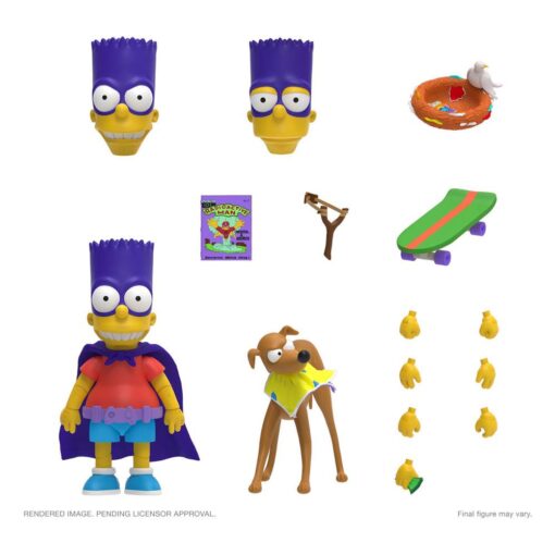 The Simpsons Ultimates Action Figura Bartman 18 Cm Super7