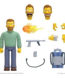 The Simpsons Ultimates Action Figura Hank Scorpio 18 Cm Super7