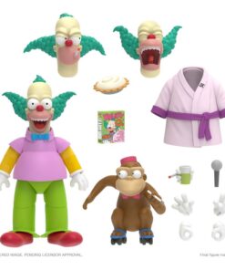 The Simpsons Ultimates Action Figura Krusty The Clown 18 Cm Super7