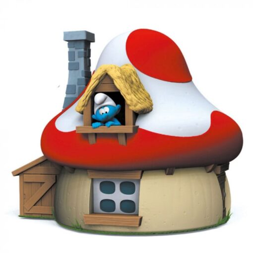 The Smurfs Salvadanaio Mushroom House Plastoy