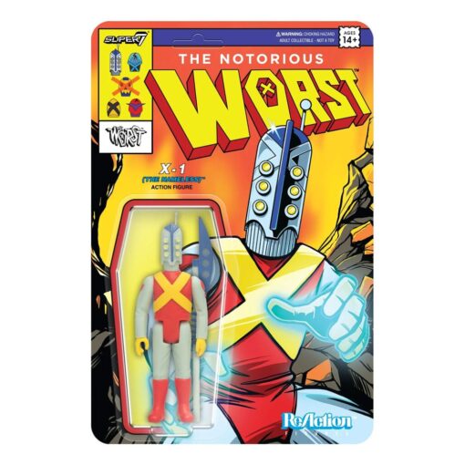 The Worst Reaction Action Figura Wave 05 Mutant Team X1 The Nameless 10 Cm Super7