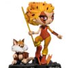 Thundercats MiniCo Statua Cheetara e Snarf 14 Cm Iron Studios