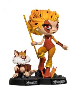 Thundercats MiniCo Statua Cheetara e Snarf 14 Cm Iron Studios