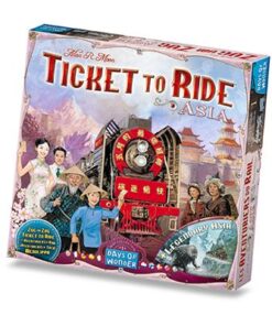 Ticket To Ride (ITA) Espansione Asia+Legendary Asia Mappa N.1 Gioco da Tavolo 8+