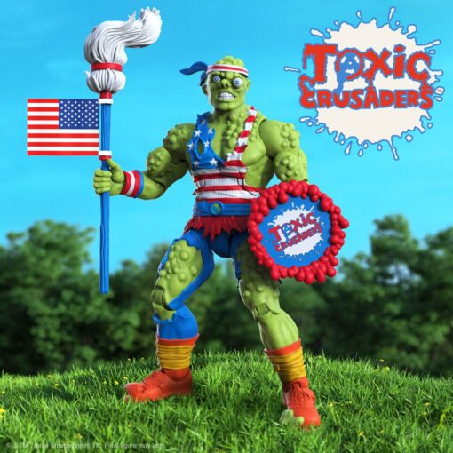 Toxic Crusaders Ultimates Action Figura Toxie (vintage Toy America) 18 Cm Super7