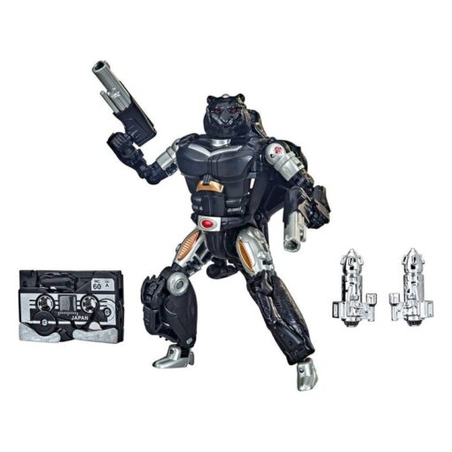 Transformers War From Cybertron Covert Agent Ravage + Decepticon Forever Ravage figures set 15cm Hasbro