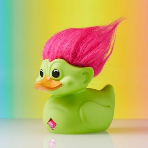 Trolls: First Edition - Green Troll Con Pink Hair Tubbz Numskull